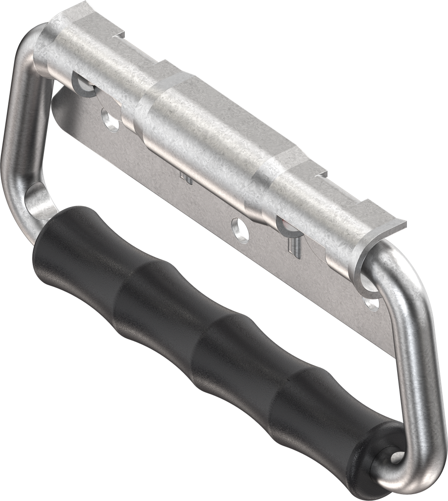 Asa plegable con resorte de torsión, acero galvanizado DS más Top Coat