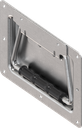 Toggle latch for corners without padlock facility, drilled, Steel zinc-plated DS plus top coat