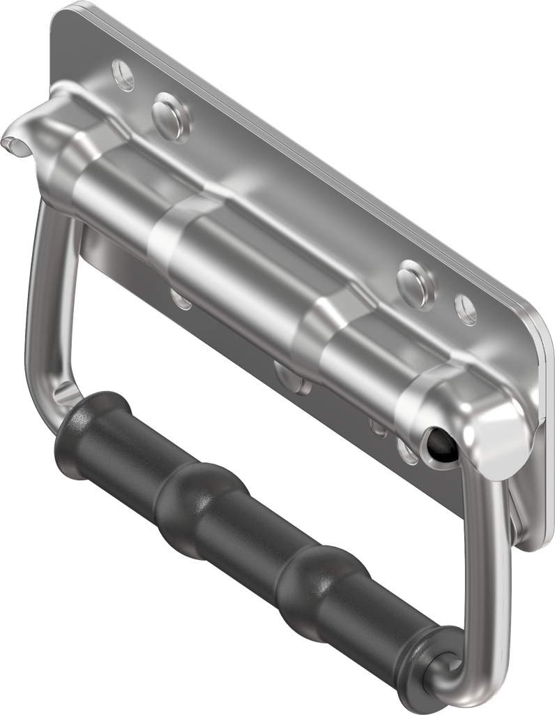 Asa plegable con resorte de torsión, acero inoxidable AISI 304