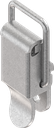 Spanslot met spanbeugel zonder oog voor hangslot, met montagegaten, Staal verzinkt DS plus Top Coat