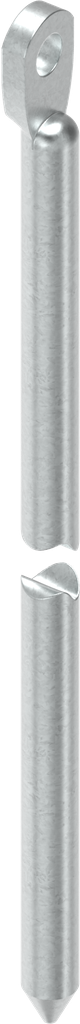 tringle ronde L = 1 001 - 1 050 mm, acier zingué