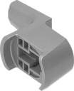 Came d'encliquetage H = 24 mm, polyamide GF gris argent métallisé