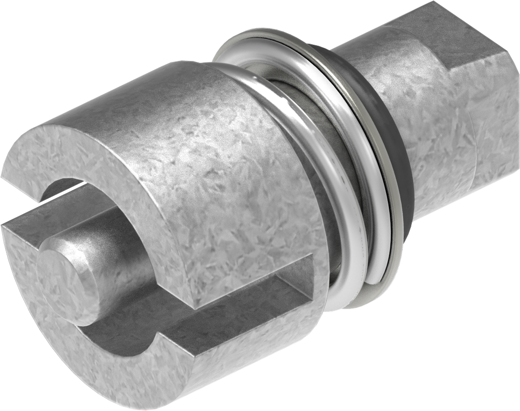 Insert double bit 5, Zinc die raw