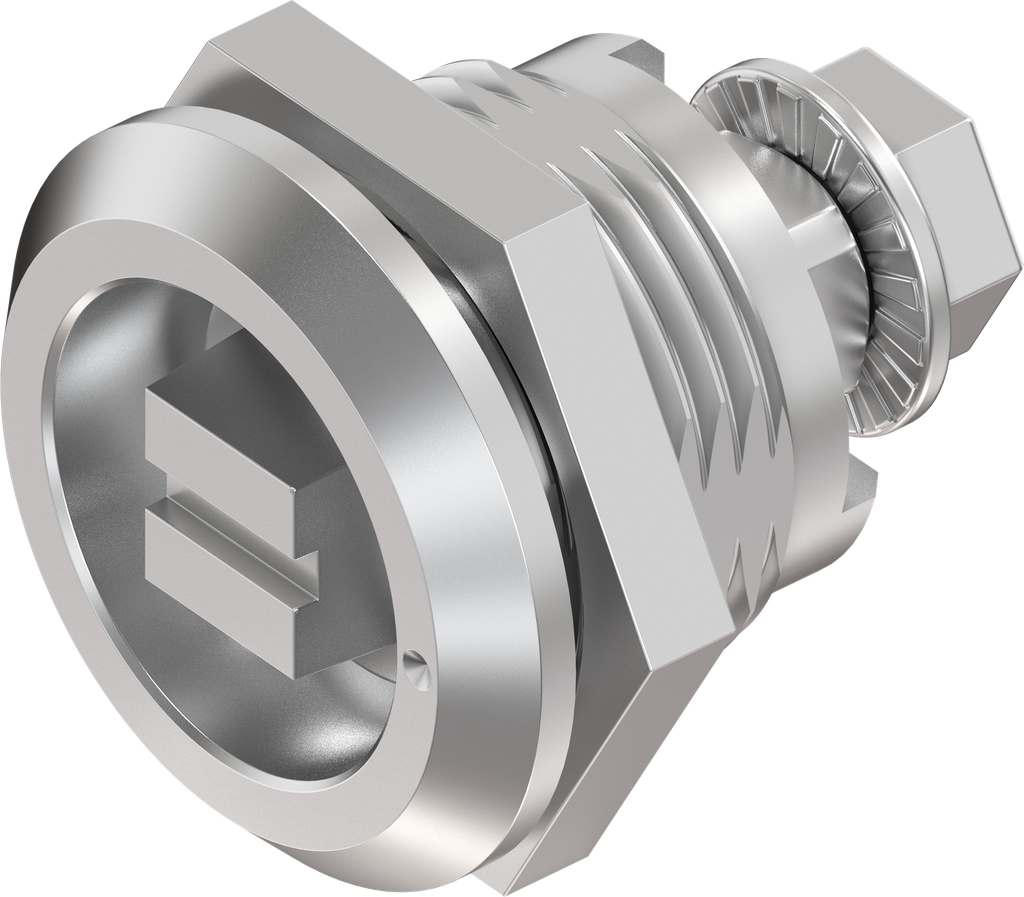 quart de tour, version ferroviaire avec marquage, inox AISI 303