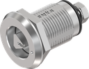 Dreh-Spann-Verschluss Dreikant 8 mit Markierung Ausführung links, Edelstahl AISI 316
