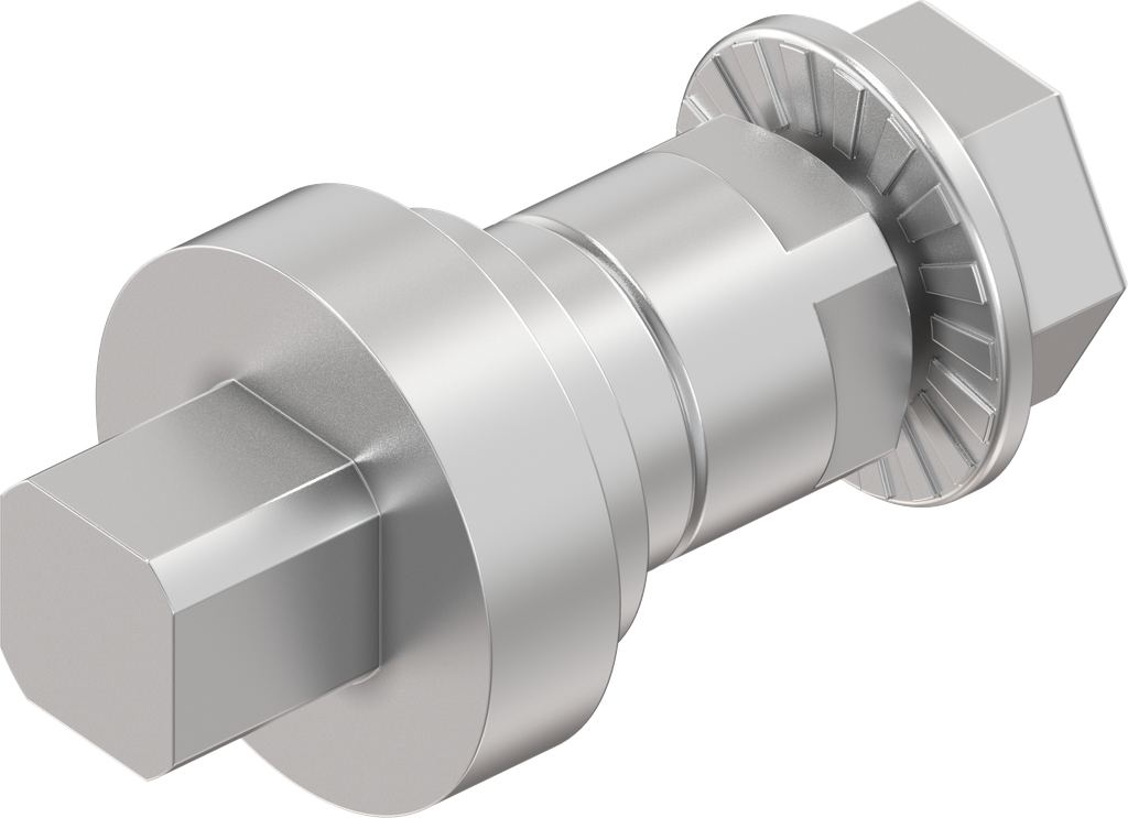 Insert square 7, Stainless steel AISI 303