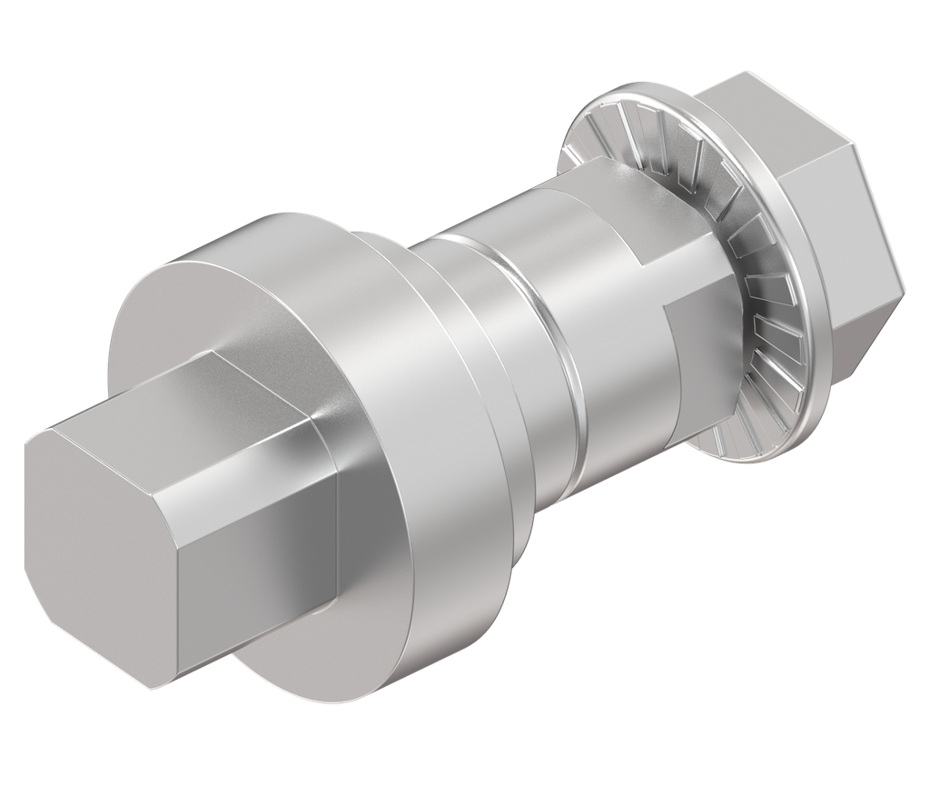 Insert square 8, Stainless steel AISI 303