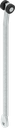 Round rod L = 1001 - 1050 mm, Steel zinc-plated