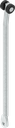 Round rod L = 217 mm, Steel zinc-plated