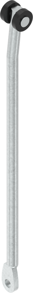 Round rod L = 267 mm, Steel zinc-plated