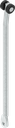 Rundstange L = 317 mm, Stahl verzinkt