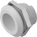 Carcasa, inyectada, poliamida GF gris luminoso