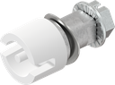 zamak époxy blanc lisse satiné
