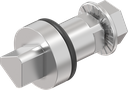 Inserto triángulo 8, acero inoxidable AISI 303