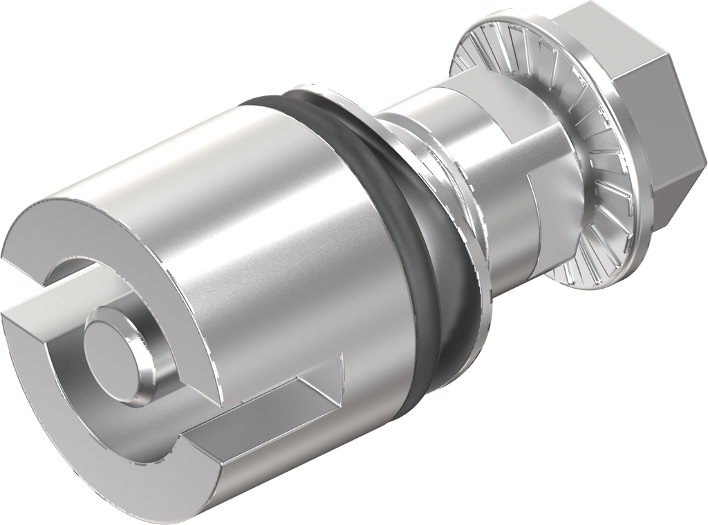 Insert double bit 5, Stainless steel AISI 316 pickled, passivated and electrolytically polished