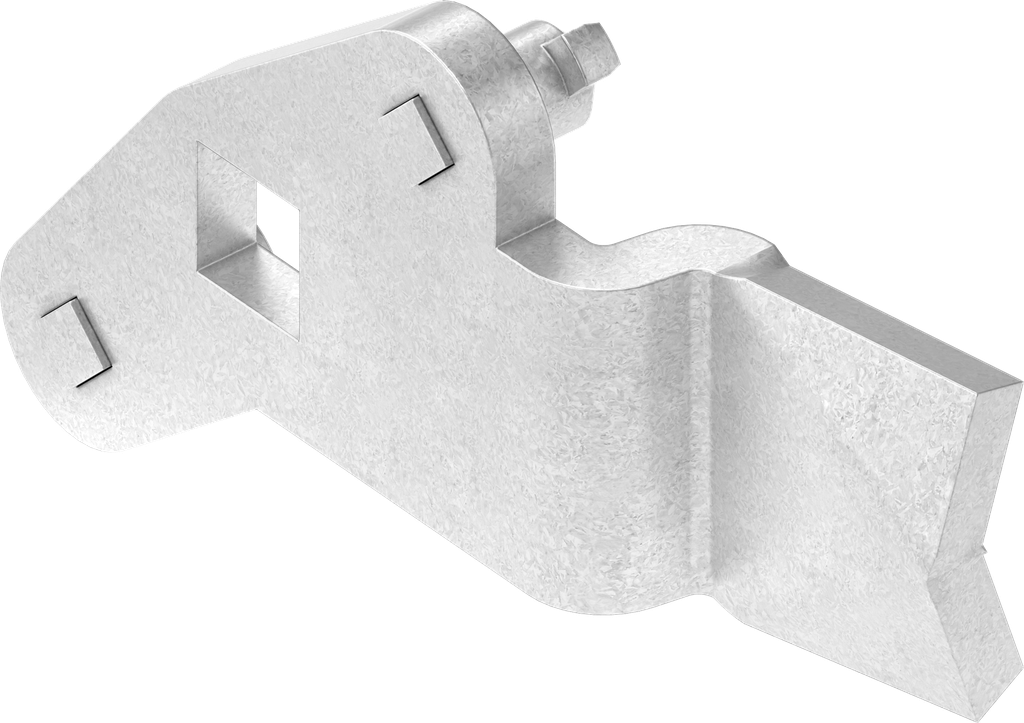 3-Point cam, left version, Steel zinc-plated