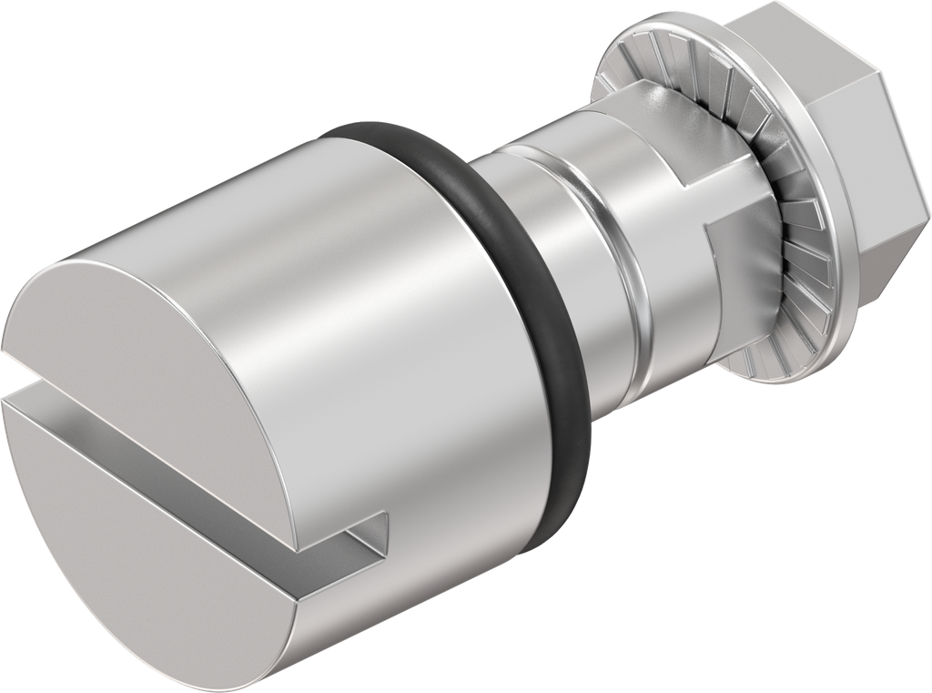 Inserto ranura 2 x 4, acero inoxidable AISI 303