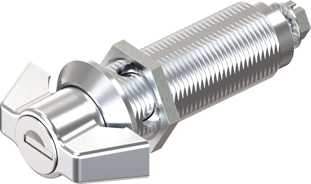 Knevelslot sleutelnummer EK 333, Zamak verchroomd
