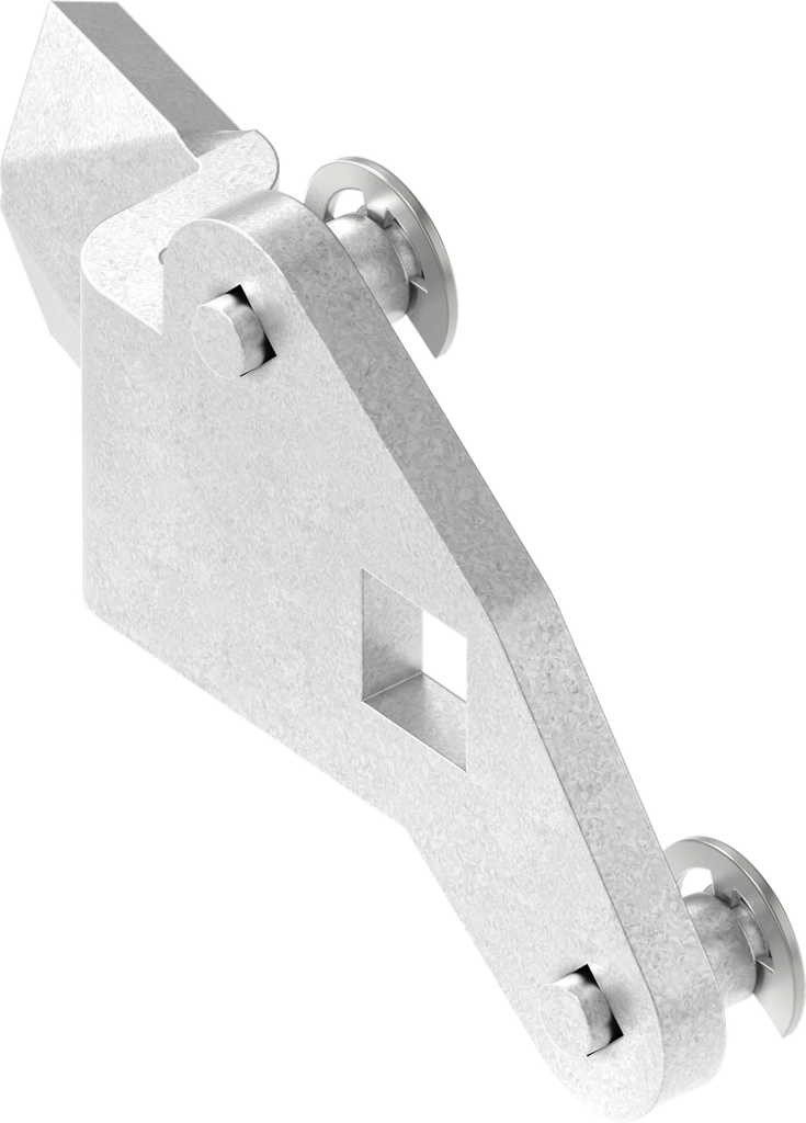 3-Point cam, right version, Steel zinc-plated