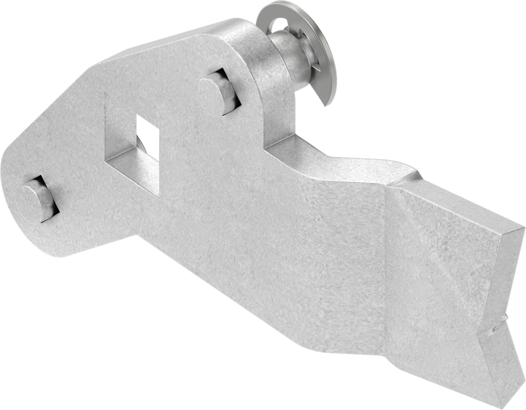3-Point cam, left version, Steel zinc-plated
