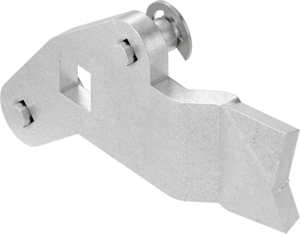 3-Point cam, left version, Steel zinc-plated