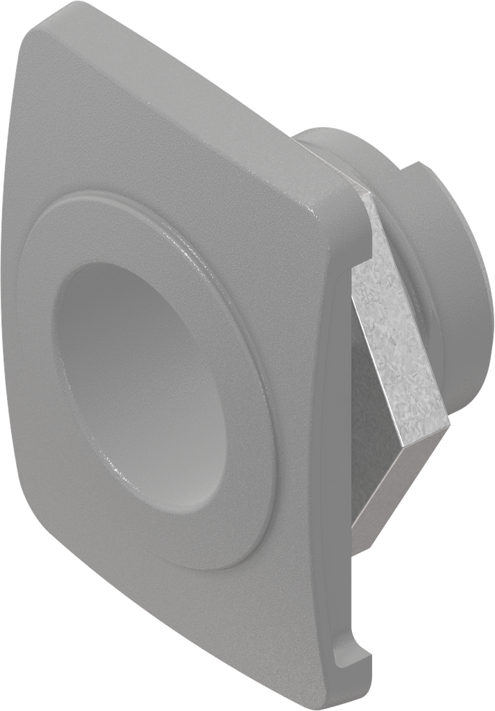Housing, right version, Polyamide GF light grey