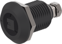 Draai-span-slot vierkant 8, RVS 316 zwart gepoedercoat