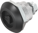 verrou à compression triangle 8, zamak époxy noir