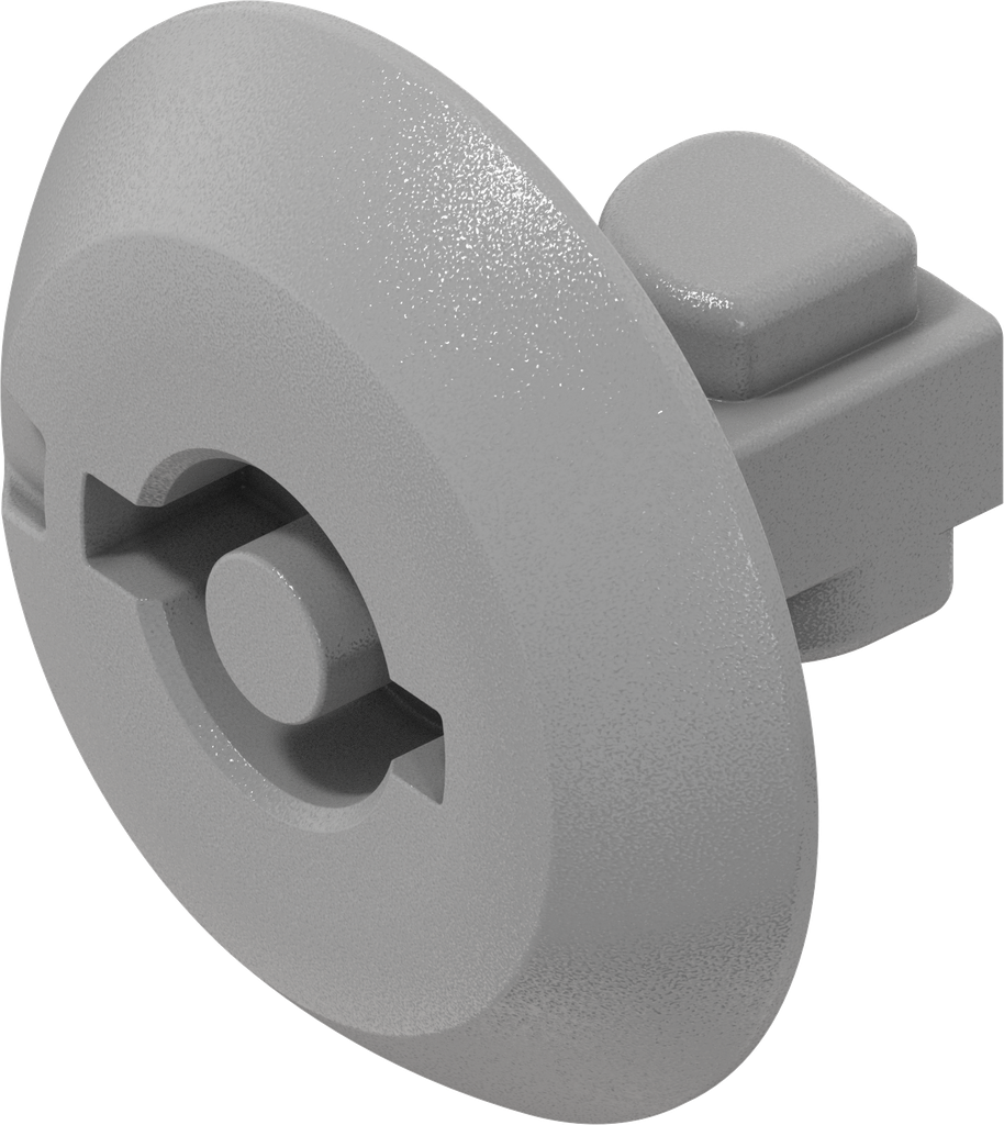 Insert part double bit 5 for assembly without tools, Polyamide GF light grey