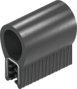 Guarnizione autobloccante in materiale ignifugo, gomma spugnosa EPDM; profilo autobloccante EPDM 60 ± 5 Shore A nero