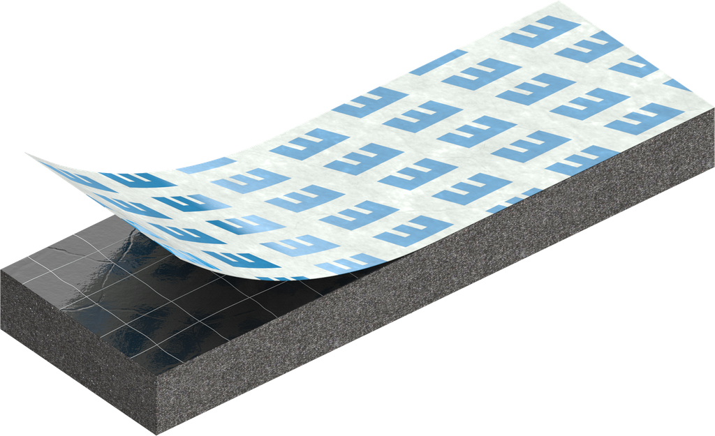 Celrubber 3 x 10 mm, EPDM Zwart rekvrij en zelfklevend