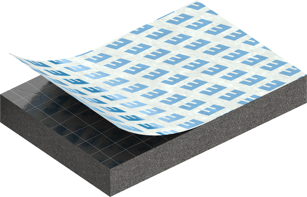 caoutchouc mousse 4 x 20 mm, EPDM noir, anti-allongement et auto-adhésif