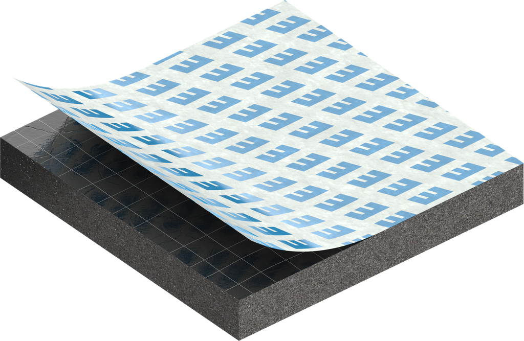 Zellgummi 4 x 30 mm, EPDM schwarz dehnungsfrei und selbstklebende Montagehilfe