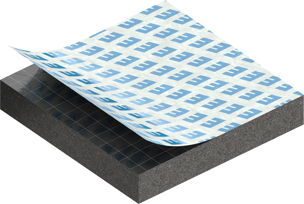 Zellgummi 5 x 30 mm, EPDM schwarz dehnungsfrei und selbstklebende Montagehilfe