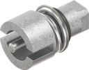 Insert double bit 3, Zinc die raw