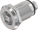 Compression latch square 7 with marking, right version, Stainless steel AISI 316