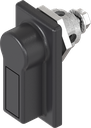 Panel handle quarter turn, non-keyed, Zinc die and polyamide black