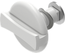 Wing knob insert, Polyamide GF signal white