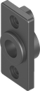 Bearing bush without stopper for Ts = 10 mm, Polyamide GF V0 black