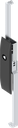 Escutcheon with rods with insert triangular 8, Polyamide GF black