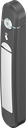 Swinghandle Agent E Wireless with RFID card reader 125 kHz, Zinc die white aluminium powder-coated and polyamide GF black