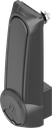 Double cylinder swinghandle "long" with RC2 for profile half cylinder 40 mm and 45 mm (A = 30 mm and 40 mm), Zinc die black powder-coated