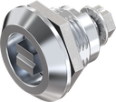 Vibration-resistant quarter turn railway version, Zinc die chrome-plated