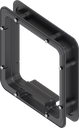 Spacer frame unfoamed for Ts = 40 mm, ABS black