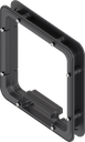 Spacer frame foamed inside for Ts = 30 mm, ABS black