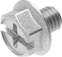 Locking screw M6 x 6, Steel zinc-plated