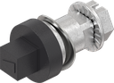 Insert square 7, Zinc die black powder-coated