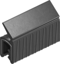Sealing profile, self-clamping, Foam rubber EPDM; clamping profile EPDM 60 ± 5 Shore A black