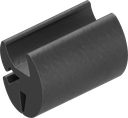 Clamping profile, EPDM 75 ± 5 Shore A black