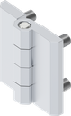 180° Hinge, Zinc die chrome-plated